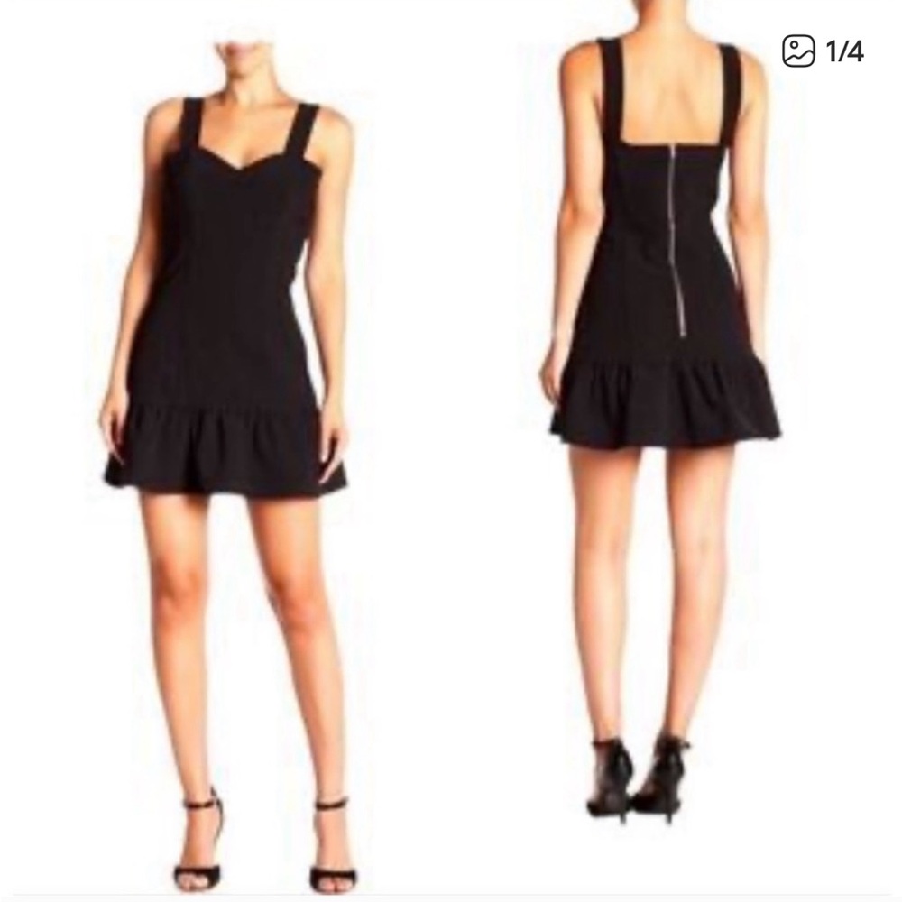 Parker Black Mini Sleeveless Dress sz S